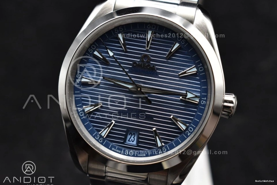 Attractive Best Summer Terra Clone Aqua VSF on 1:1 Stainless 41mm Bracelet 512 Edition A8900 Blue Super Dial 0223